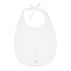 Blue bunny bib