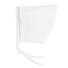 Load image into Gallery viewer, Blue dot wrap footie and bonnet
