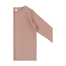 Load image into Gallery viewer, Mauve dotted pointelle layette set
