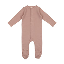 Load image into Gallery viewer, Mauve dotted pointelle layette set
