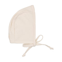 Load image into Gallery viewer, Vanilla dotted pointelle footie and bonnet
