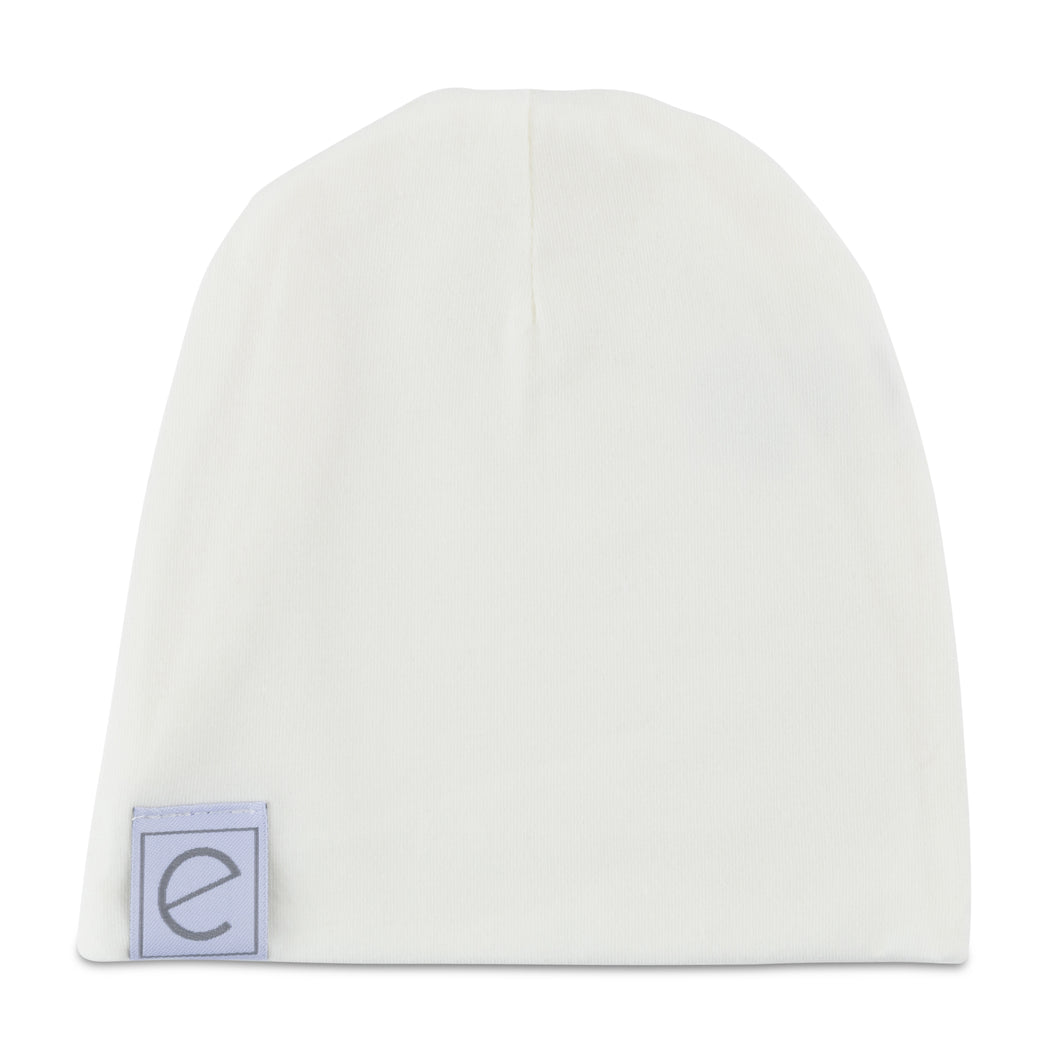 Ivory cotton beanie