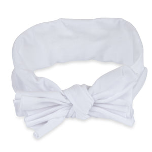 White bow headband