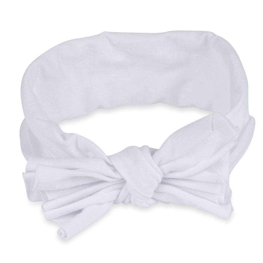 White bow headband