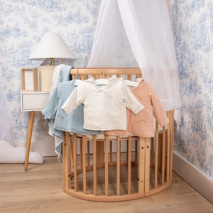 Anais - Beau blue spring jacket with hat