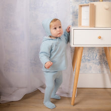Load image into Gallery viewer, Anais - Beau blue spring jacket with hat
