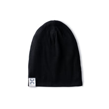 Load image into Gallery viewer, Black ribbed beanie
