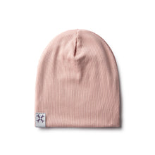 Load image into Gallery viewer, Blush ribbed beanie
