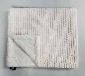 Brooklyn cream super soft cozy blanket