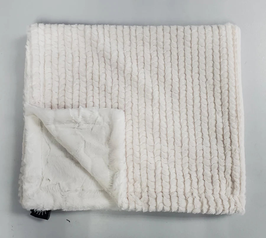Brooklyn cream super soft cozy blanket