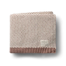 Load image into Gallery viewer, Honeycomb blush baby blanket
