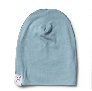 J-blue cotton beanie