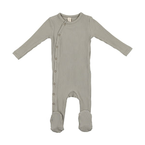 Sage season's pallette rib footie and beanie