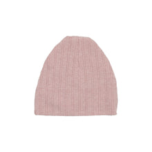 Load image into Gallery viewer, Heather lilac double ribbed footie and beanie
