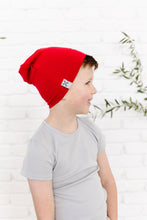 Load image into Gallery viewer, Red cotton beanie
