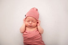 Load image into Gallery viewer, Rose cotton beanie
