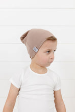 Load image into Gallery viewer, Taupe cotton beanie

