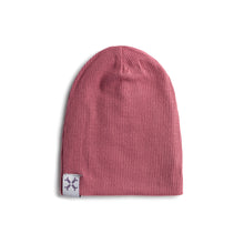 Load image into Gallery viewer, Wine ribbed beanie
